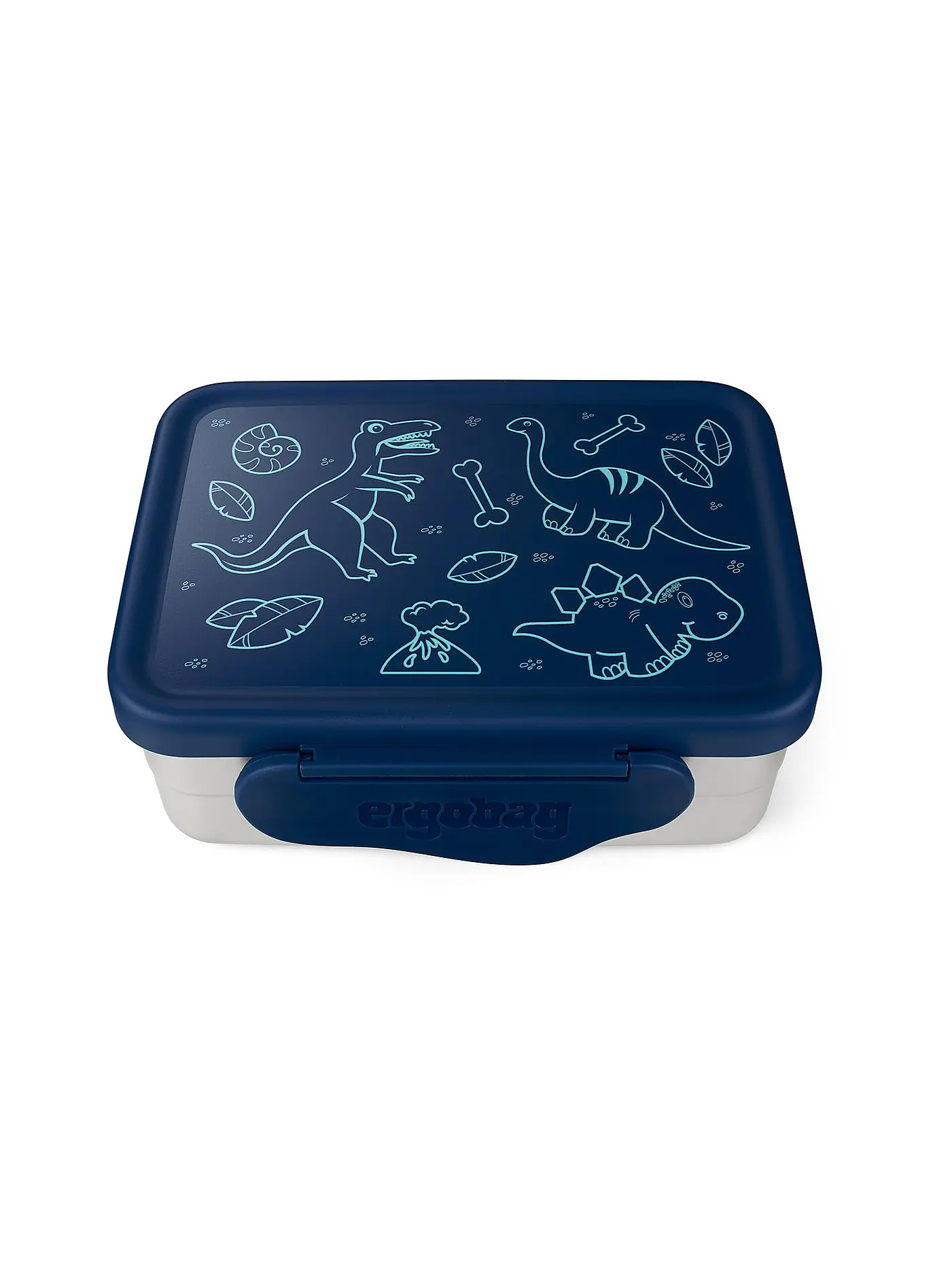 ERGOBAG | Lunchbox Edelstahl blau | 
